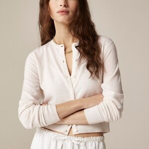 NWT J Crew Featherweight Cashmere Cardigan Size XXS